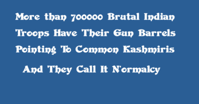 Kashmir Normalcy