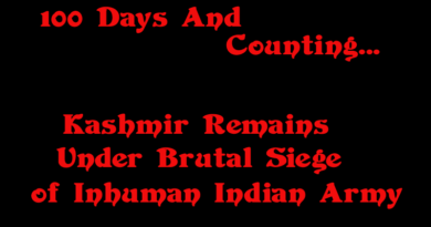 100 Days And Counting, Kashmir Remains Under Brutal Siege of Inhuman Indian Army