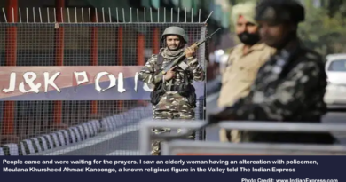 Barbaric Indian security forces did not allow prayers