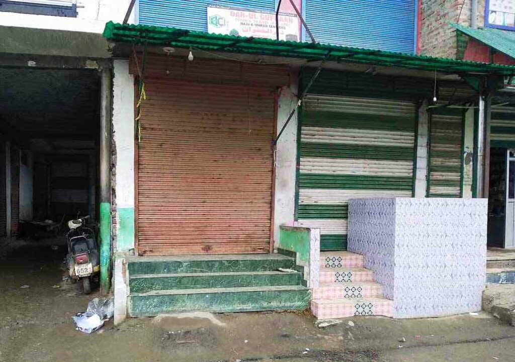 The shop in Tral where Mehraj ud Din Zargar worked as a salesman. Credit: Safwat Zargar