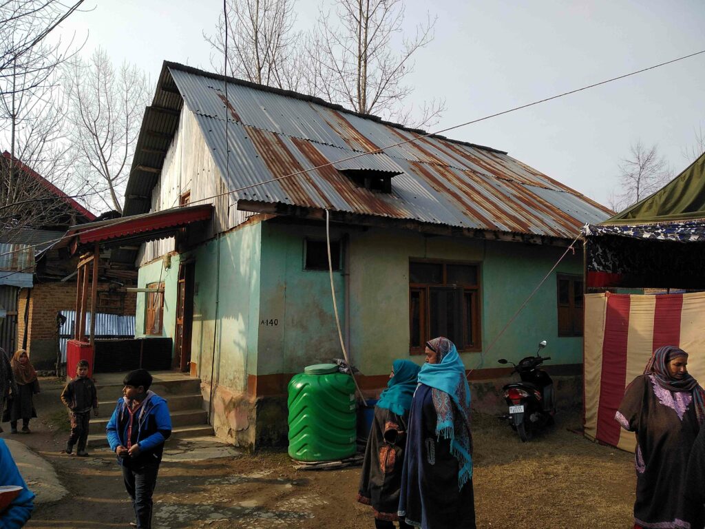 Ghulam Mohammad's home in Handwara. Credit: Safwat Zarga