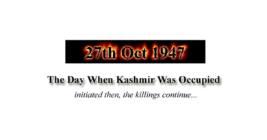 Indian Occupation Began With Murder of Kashmiris